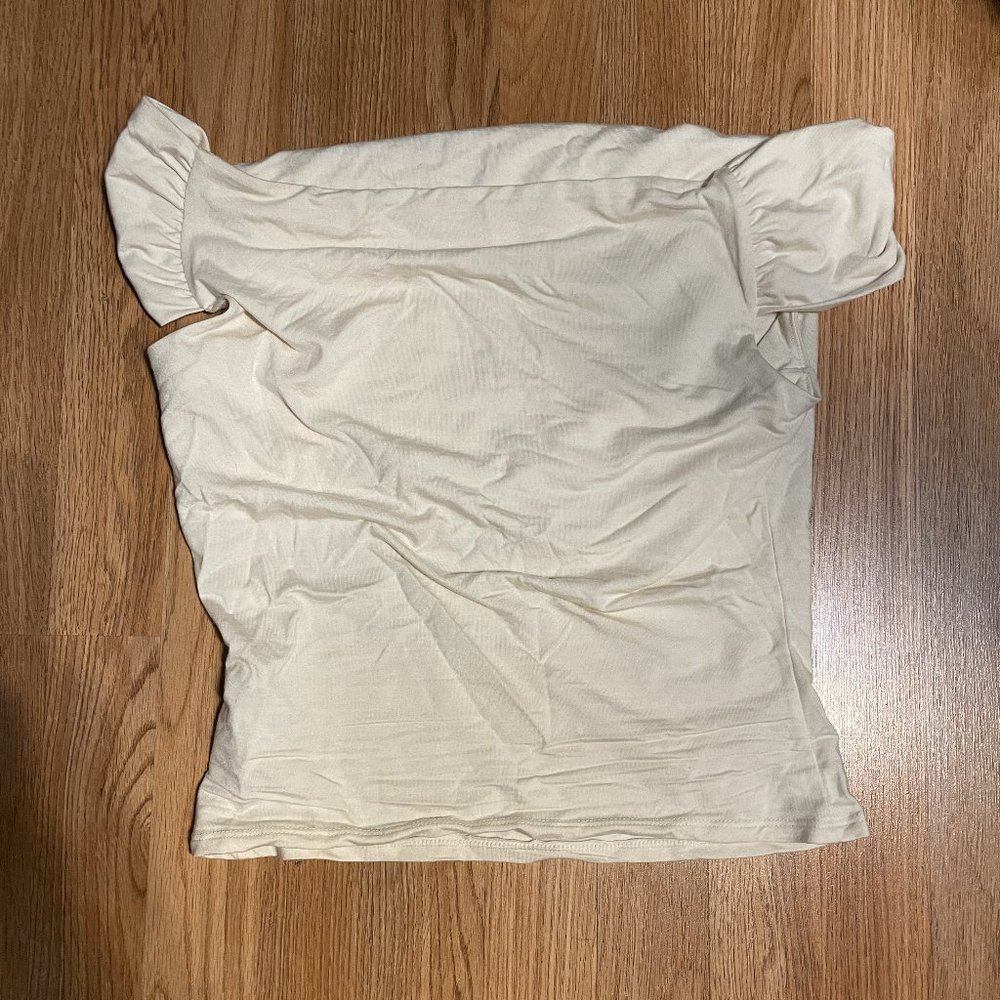 Reformation EUC Cello Top in Cream Size M